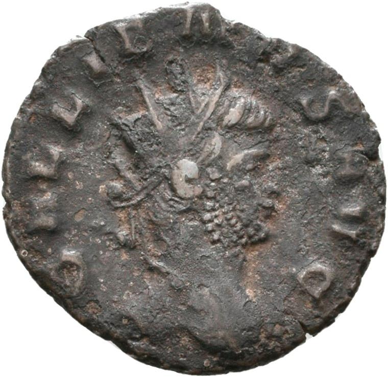 Gallienus, silver antoninianus, collection photograph Rostock-ID1132, obverse