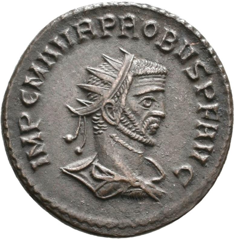 Probus, silver antoninianus, collection photograph Rostock-ID1276, obverse