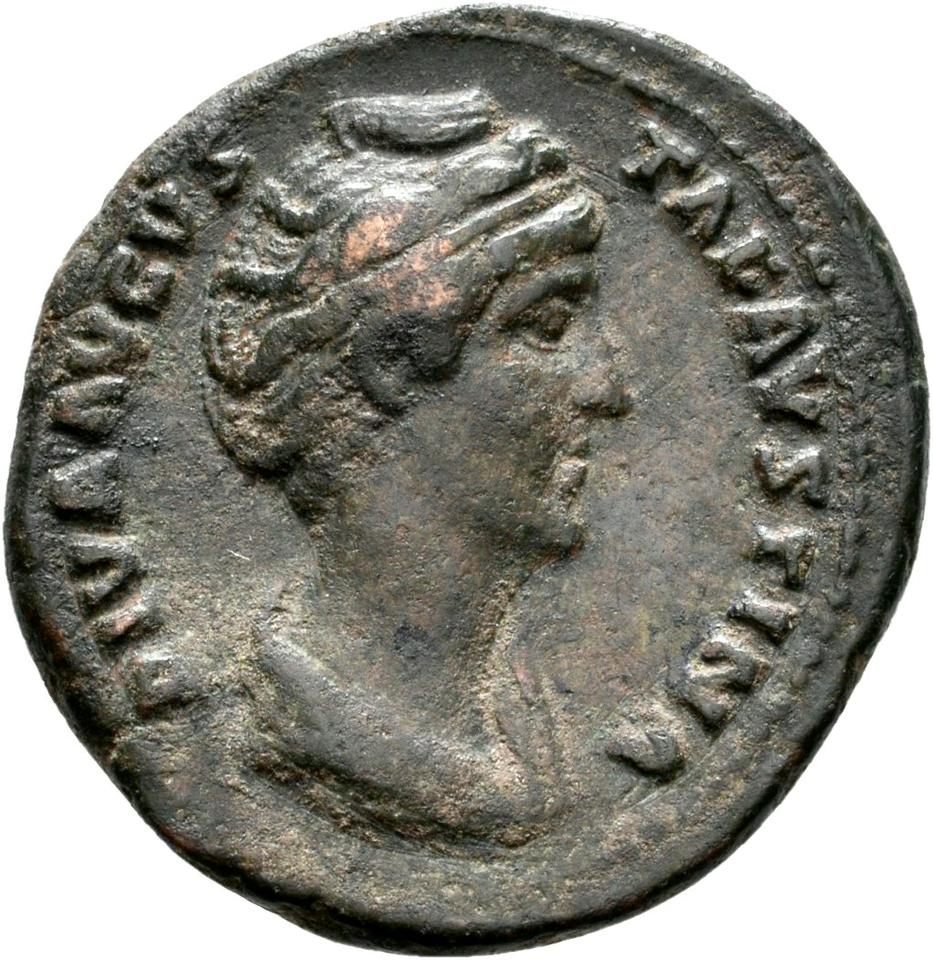 Antoninus Pius, copper-alloy as, collection photograph Rostock-ID961, obverse
