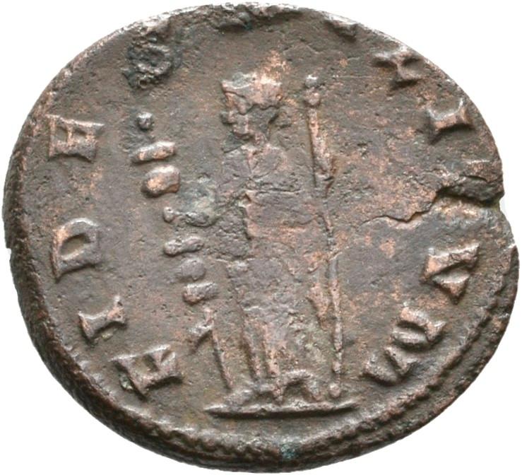 Gallienus, silver antoninianus, collection photograph Rostock-ID1032, reverse