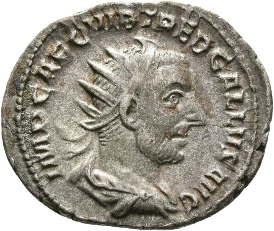 Trebonianus Gallus, silver antoninianus, collection photograph Rostock-ID1182, obverse