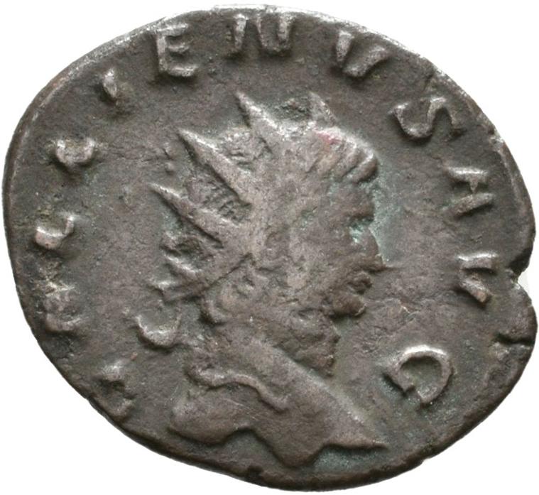 Gallienus, silver antoninianus, collection photograph Rostock-ID1142, obverse