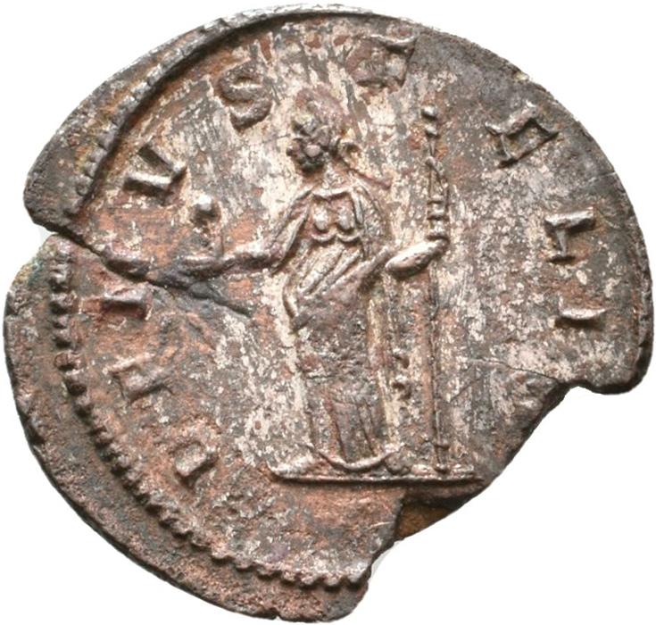 Aurelian, silver denarius, collection photograph Rostock-ID1250, reverse