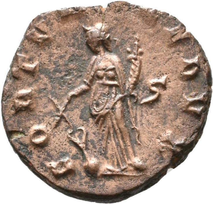 Gallienus, silver antoninianus, collection photograph Rostock-ID1026, reverse