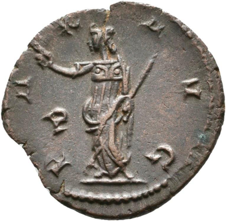 Postumus, silver antoninianus, collection photograph Rostock-ID1195, reverse