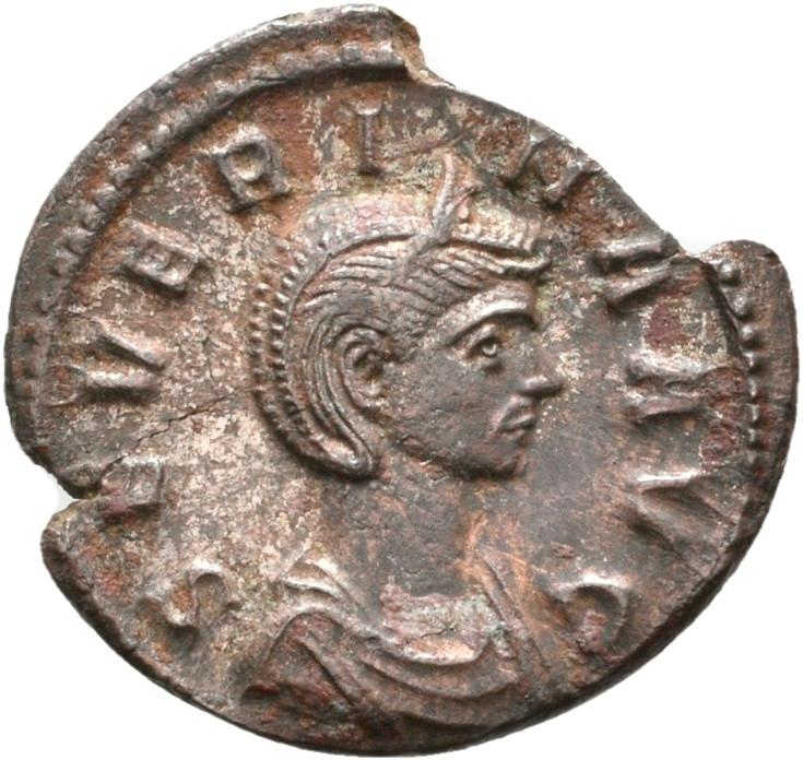 Aurelian, silver denarius, collection photograph Rostock-ID1250, obverse