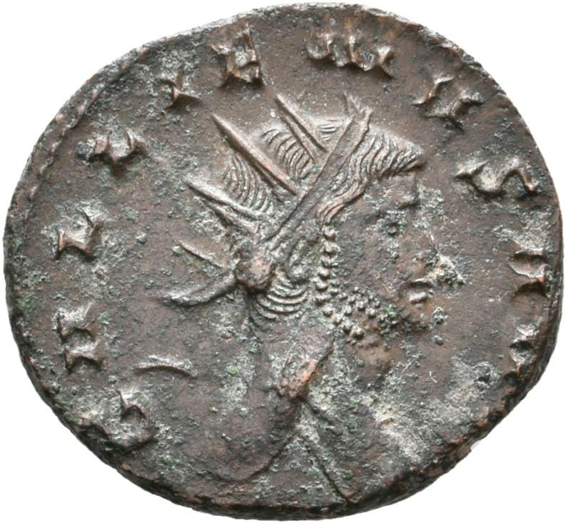 Gallienus, silver antoninianus, collection photograph Rostock-ID1073, obverse