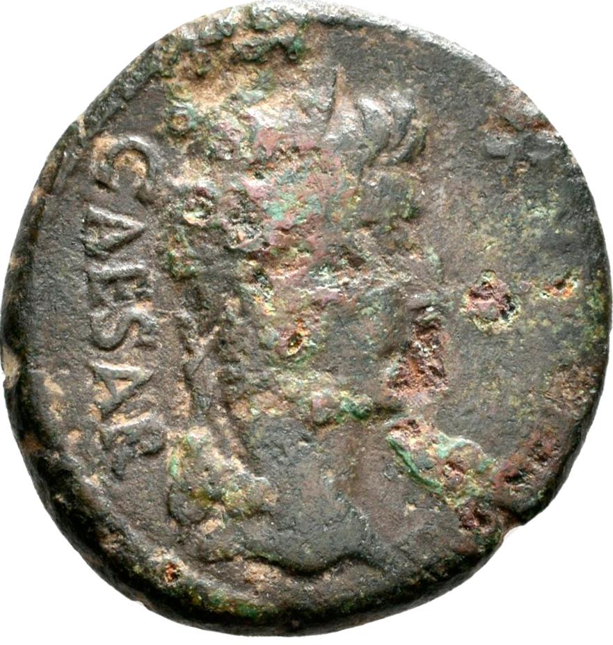Augustus, copper-alloy as, collection photograph Rostock-ID489, obverse