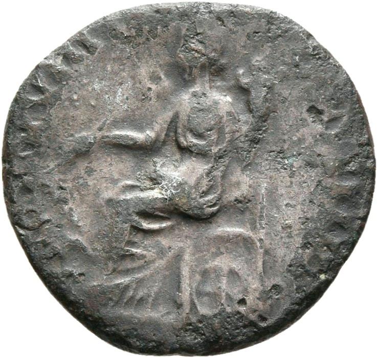 Commodus, silver denarius, collection photograph Rostock-ID175, reverse