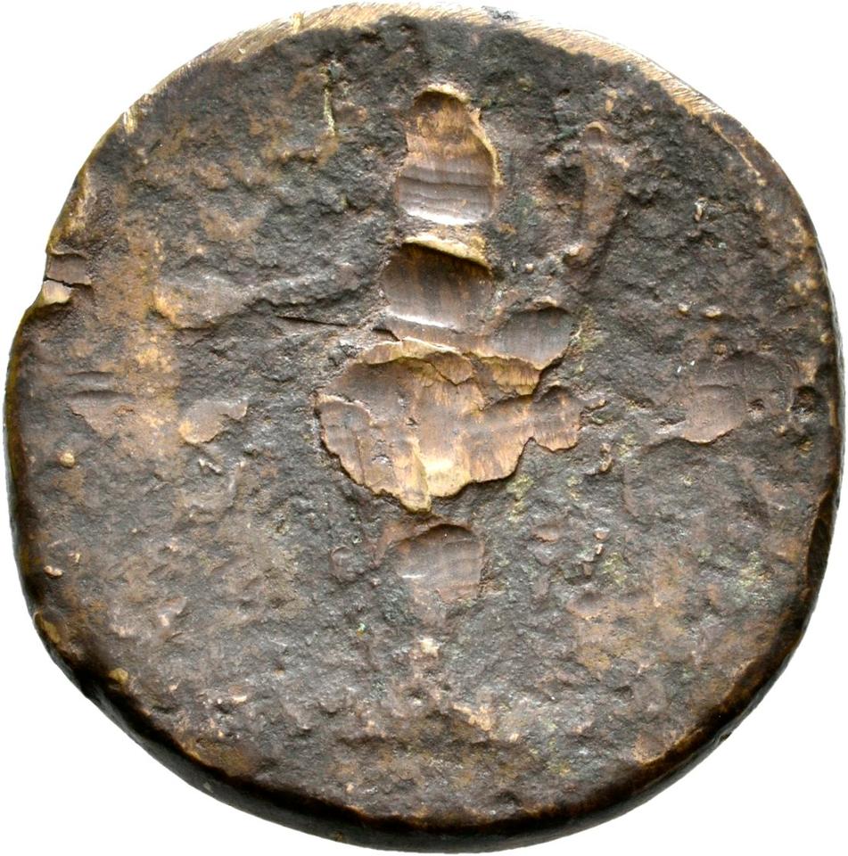 Hadrian, copper-alloy sestertius, collection photograph Rostock-ID406, reverse