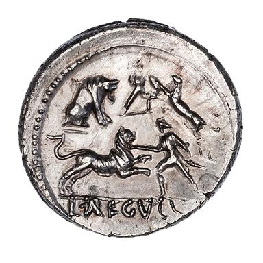 Roman Republic Silver Denarius, reverse