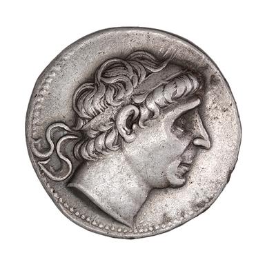 Antiochus II Theos Silver Tetradrachm, obverse