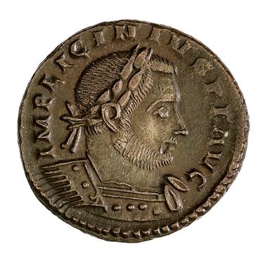Licinius Copper-Alloy Nummus, obverse