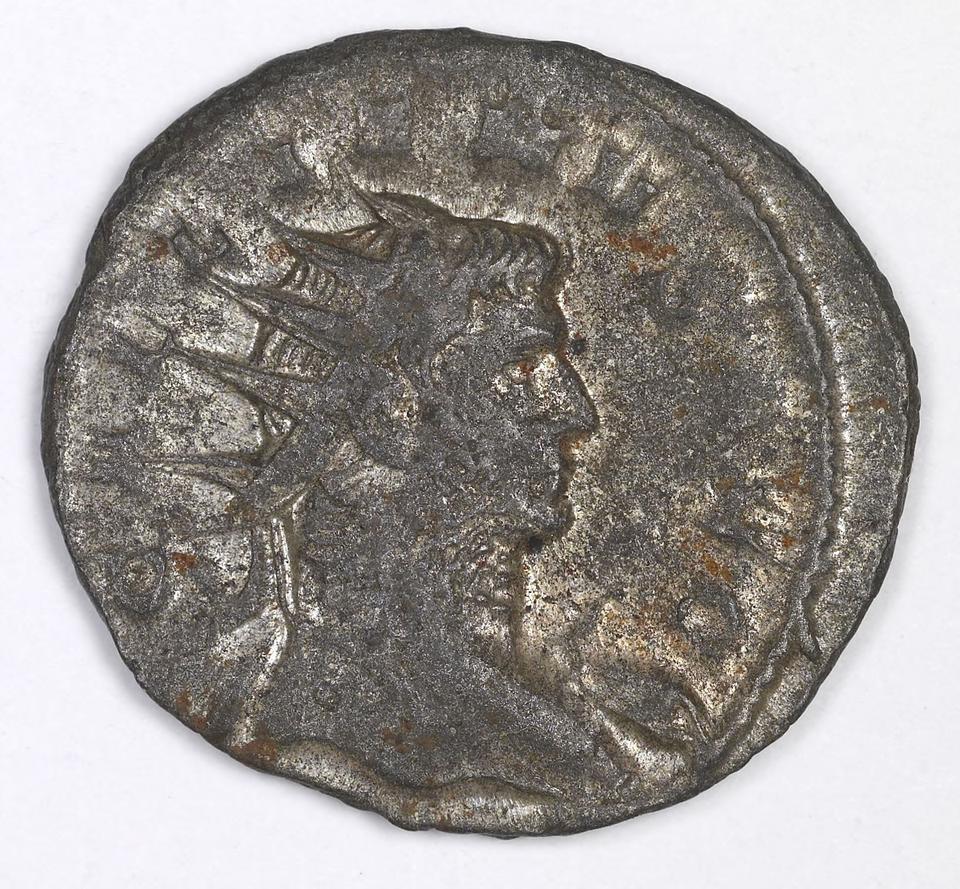 Gallienus, silver antoninianus, collection photograph IATH-1991.17.97, obverse