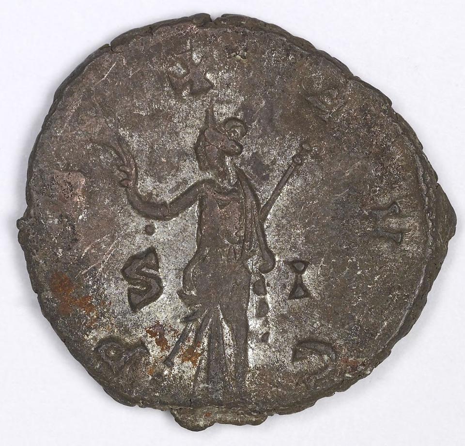 Gallienus, silver antoninianus, collection photograph IATH-1991.17.91, reverse