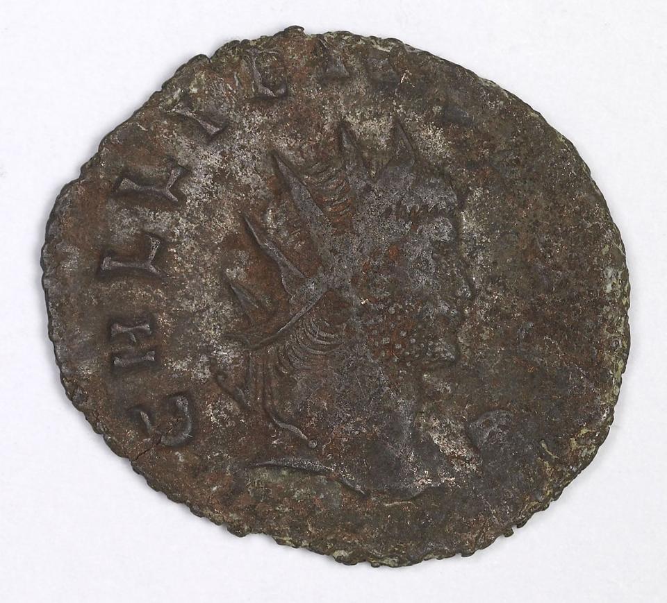 Gallienus, silver antoninianus, collection photograph IATH-1991.17.113, obverse