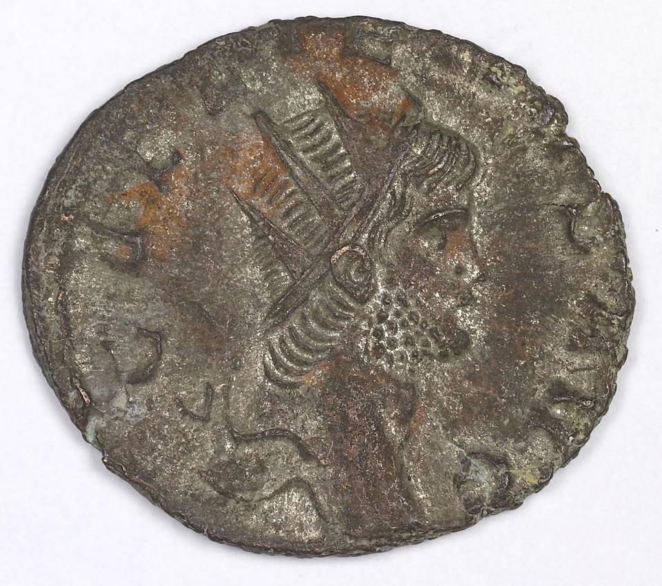 Gallienus, silver antoninianus, collection photograph IATH-1991.17.104, obverse