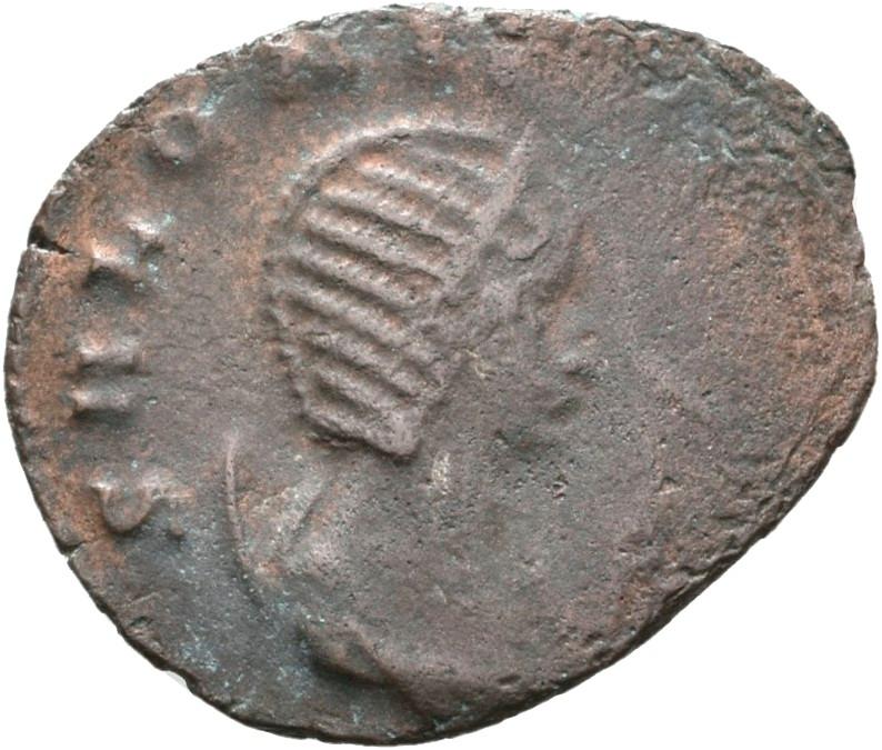 Gallienus, silver antoninianus, collection photograph Rostock-ID1048, obverse
