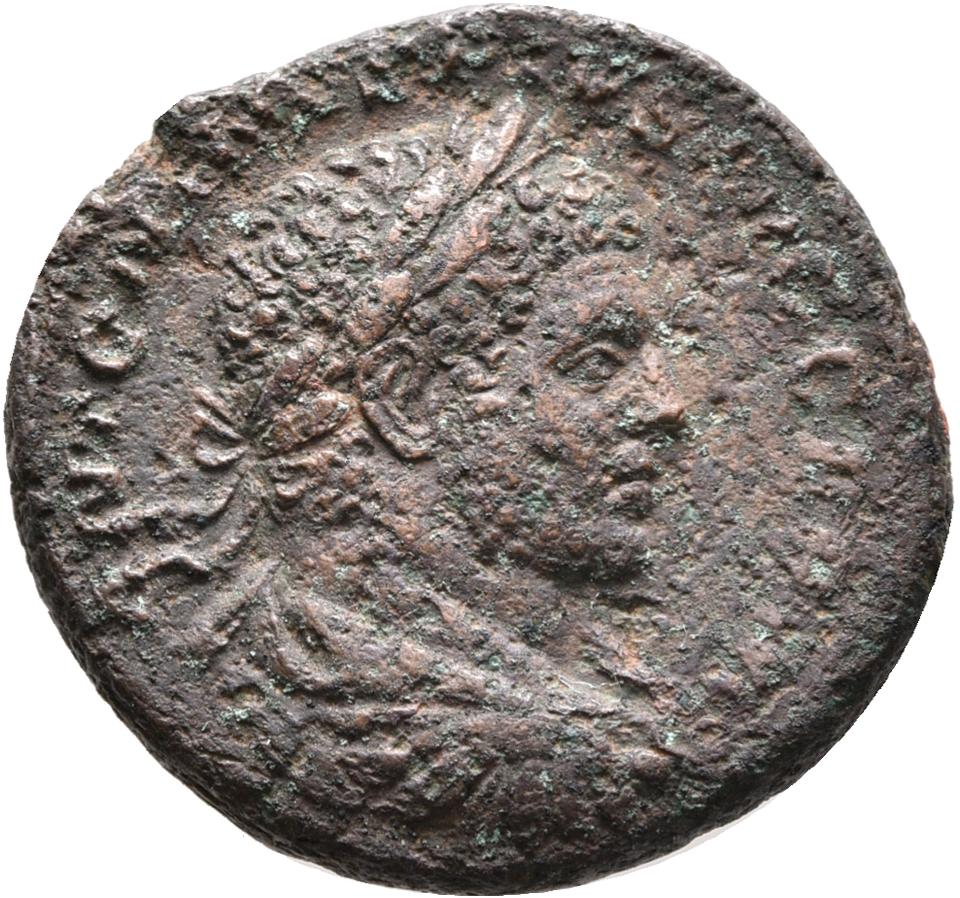 Caracalla, copper-alloy as, collection photograph Rostock-ID1020, obverse