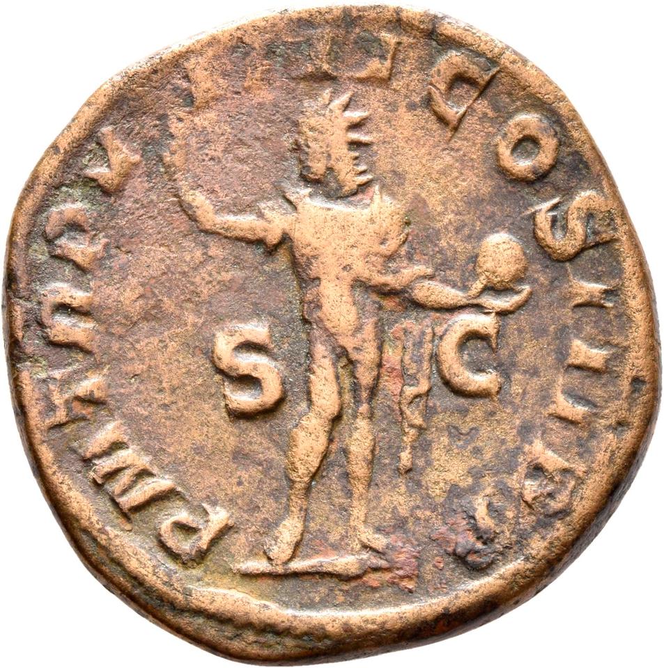 Severus Alexander, copper-alloy sestertius, collection photograph Rostock-ID205, reverse