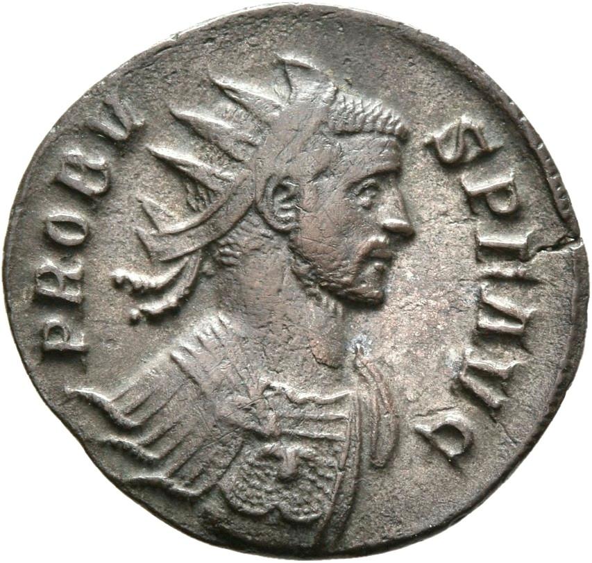 Probus, silver antoninianus, collection photograph Rostock-ID1267, obverse