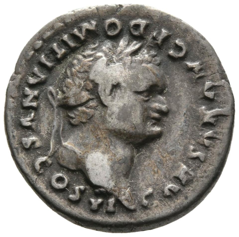 Vespasian, silver denarius, collection photograph Rostock-ID70, obverse