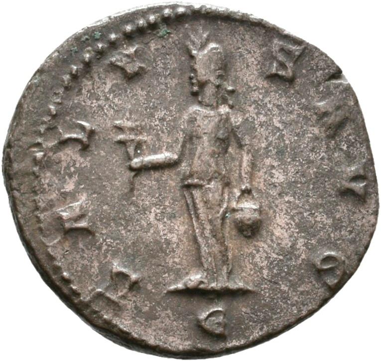 Claudius II Gothicus, silver antoninianus, collection photograph Rostock-ID1226, reverse