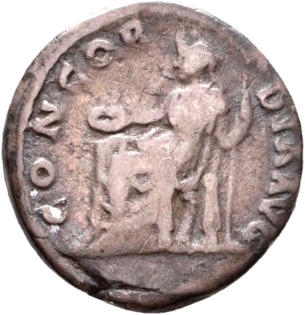 Hadrian, silver denarius, collection photograph Rostock-ID381, reverse