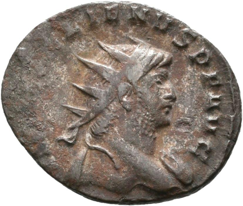 Gallienus, silver antoninianus, collection photograph Rostock-ID1143, obverse
