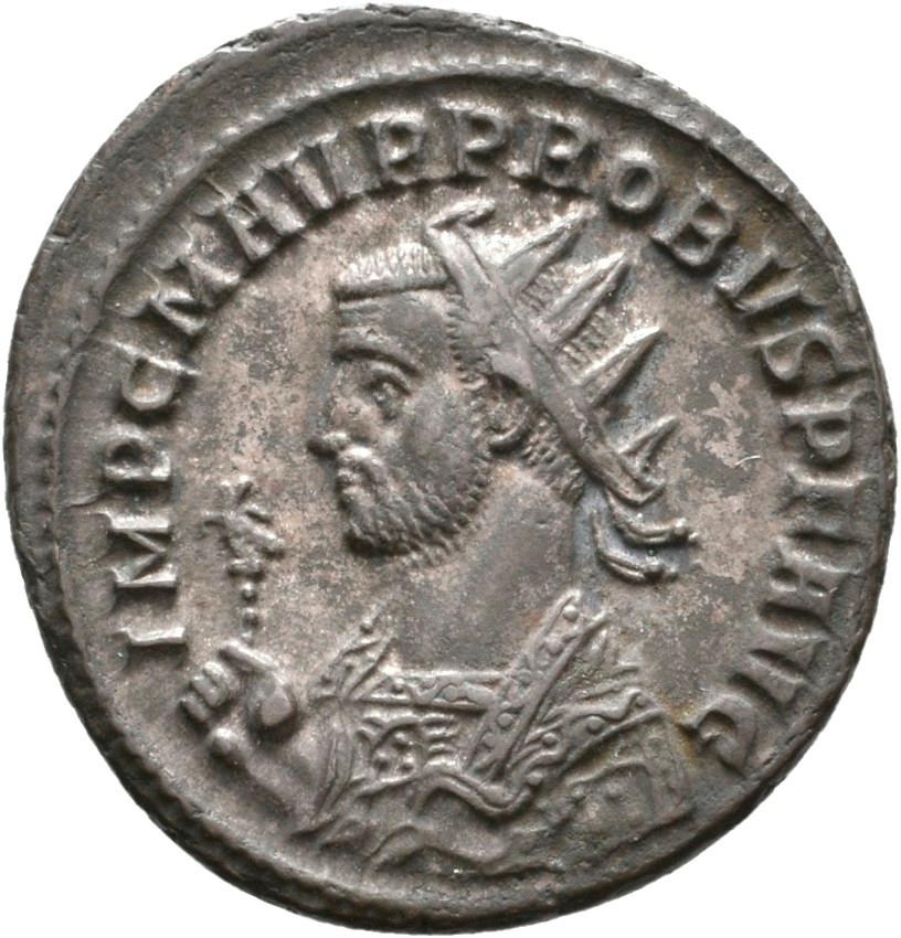 Probus, silver antoninianus, collection photograph Rostock-ID1266, obverse