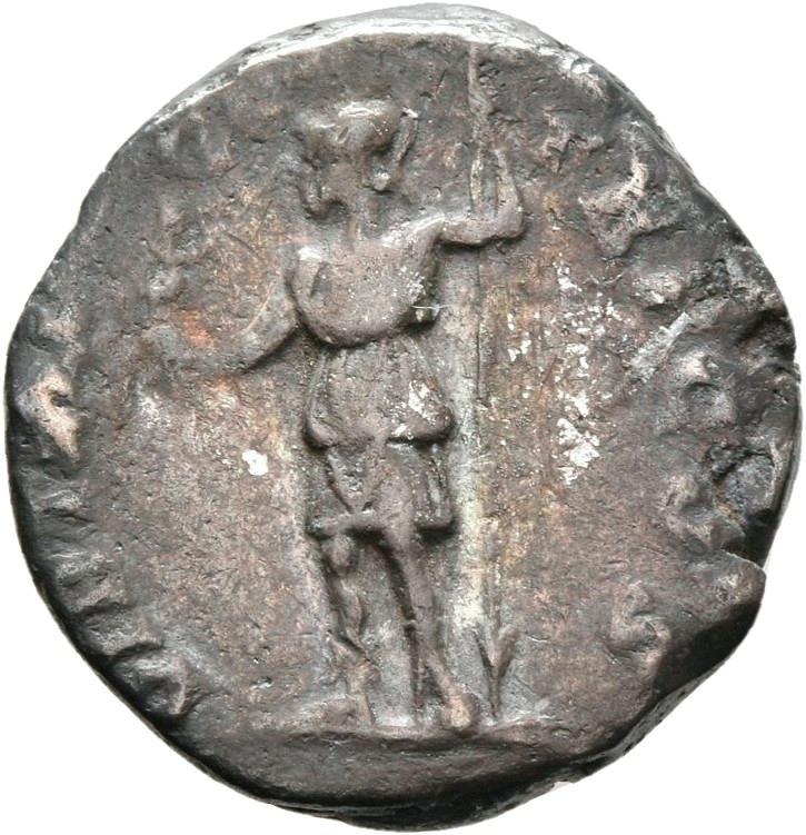 Septimius Severus, silver denarius, collection photograph Rostock-ID210, reverse