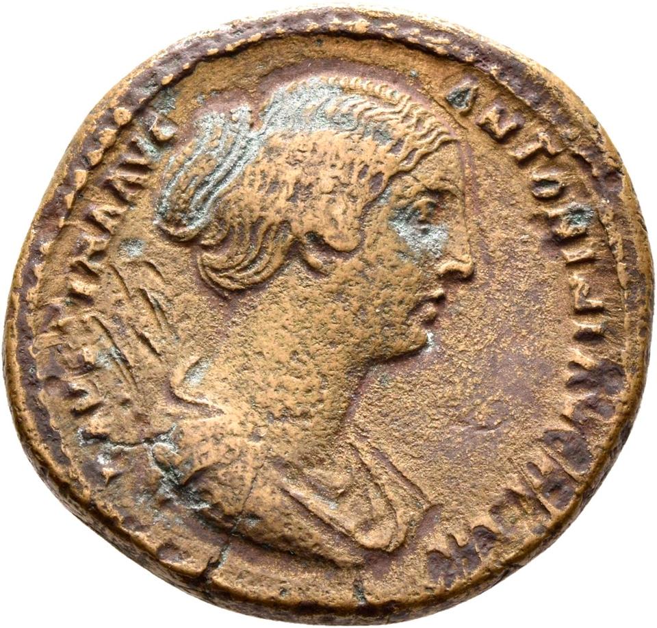 Antoninus Pius, copper-alloy as, collection photograph Rostock-ID262, obverse