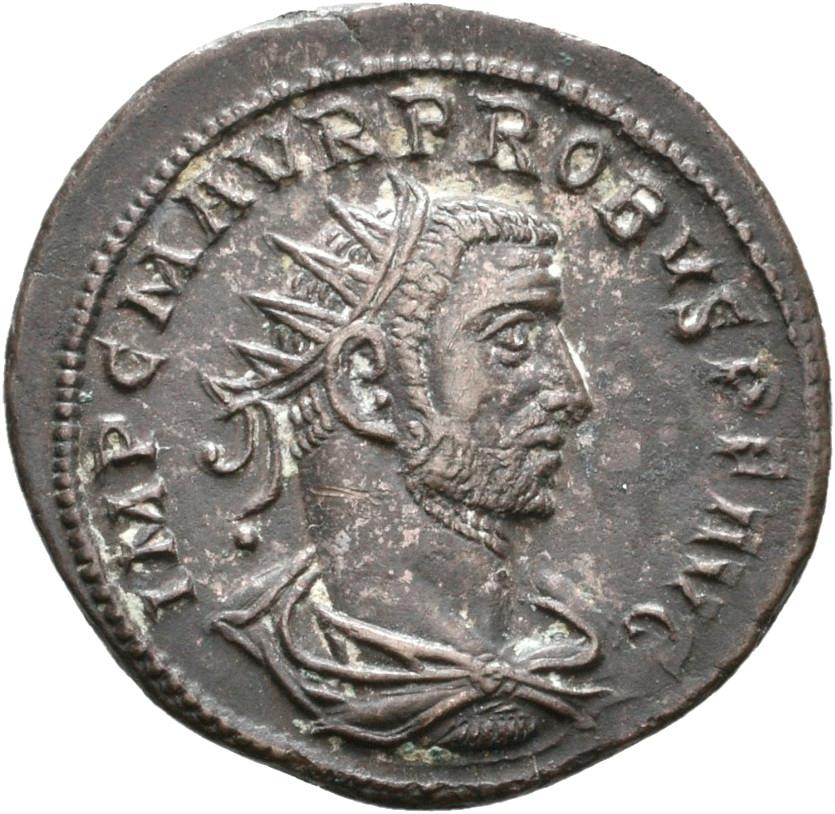 Probus, silver antoninianus, collection photograph Rostock-ID1277, obverse