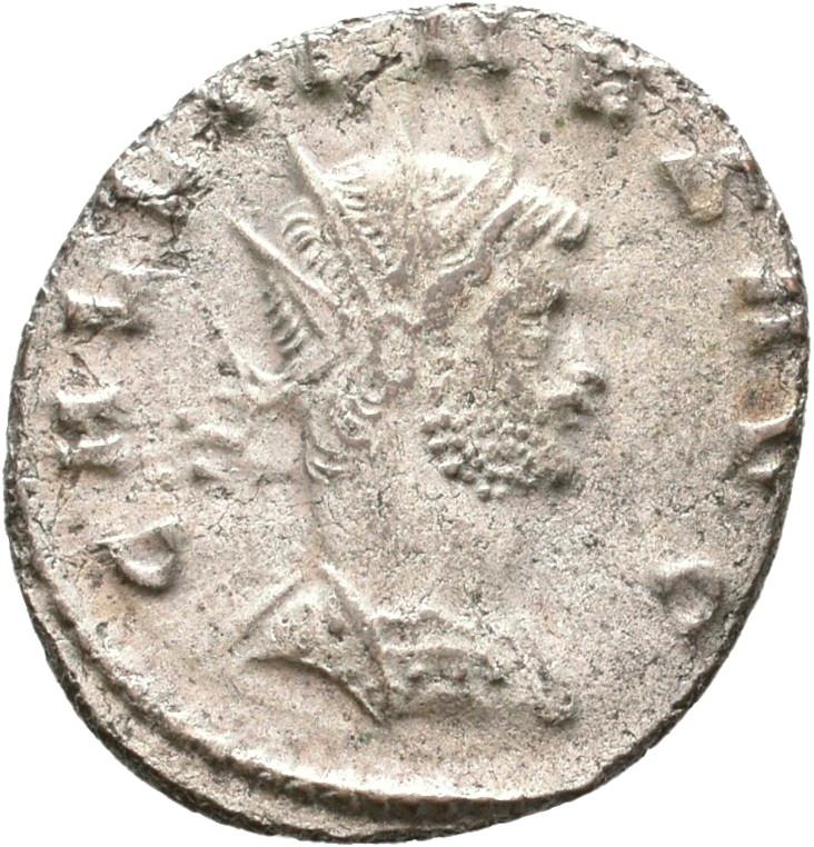 Gallienus, silver antoninianus, collection photograph Rostock-ID1116, obverse