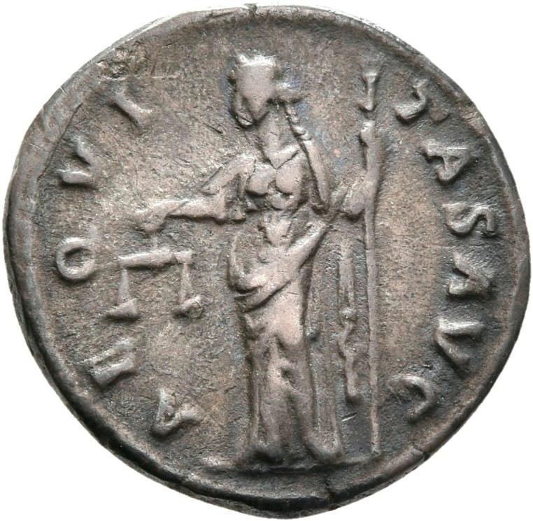 Antoninus Pius, silver denarius, collection photograph Rostock-ID171, reverse