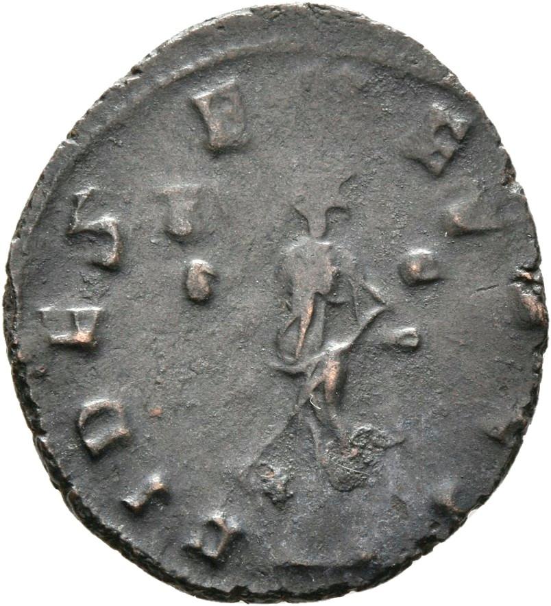 Claudius II Gothicus, silver antoninianus, collection photograph Rostock-ID1212, reverse