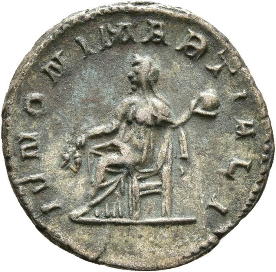 Volusian, silver antoninianus, collection photograph Rostock-ID1188, reverse