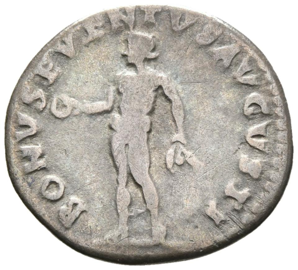 Titus, silver denarius, collection photograph Rostock-ID86, reverse