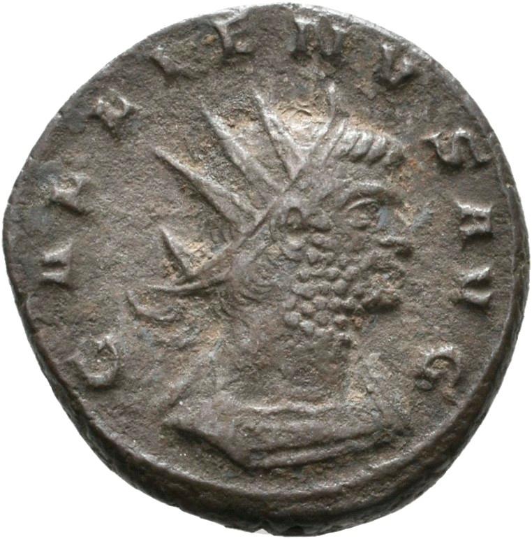 Gallienus, silver antoninianus, collection photograph Rostock-ID1133, obverse