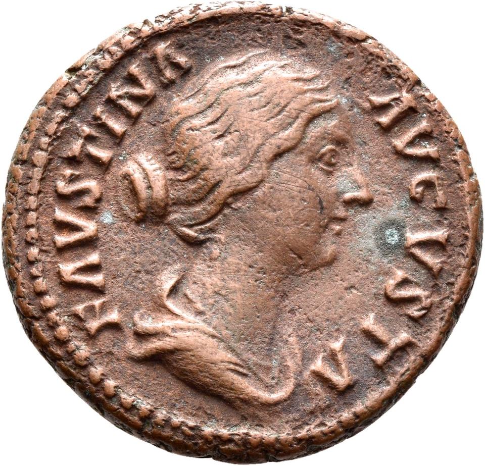 Marcus Aurelius, copper-alloy as, collection photograph Rostock-ID282, obverse