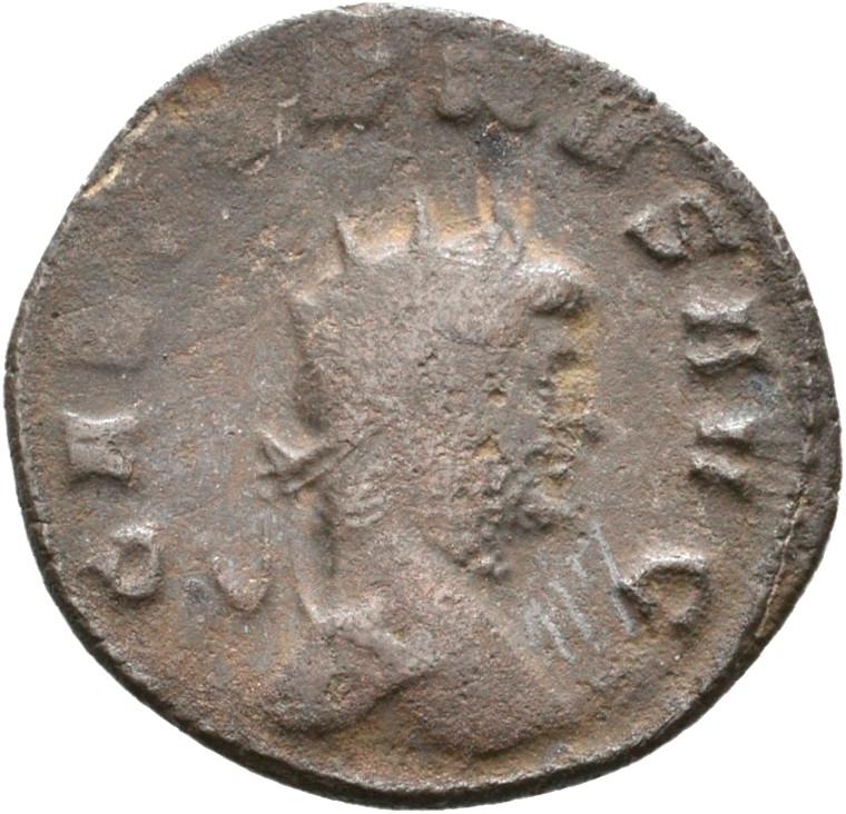 Gallienus, silver antoninianus, collection photograph Rostock-ID1121, obverse