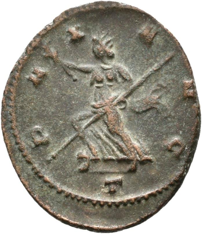 Claudius II Gothicus, silver antoninianus, collection photograph Rostock-ID1222, reverse