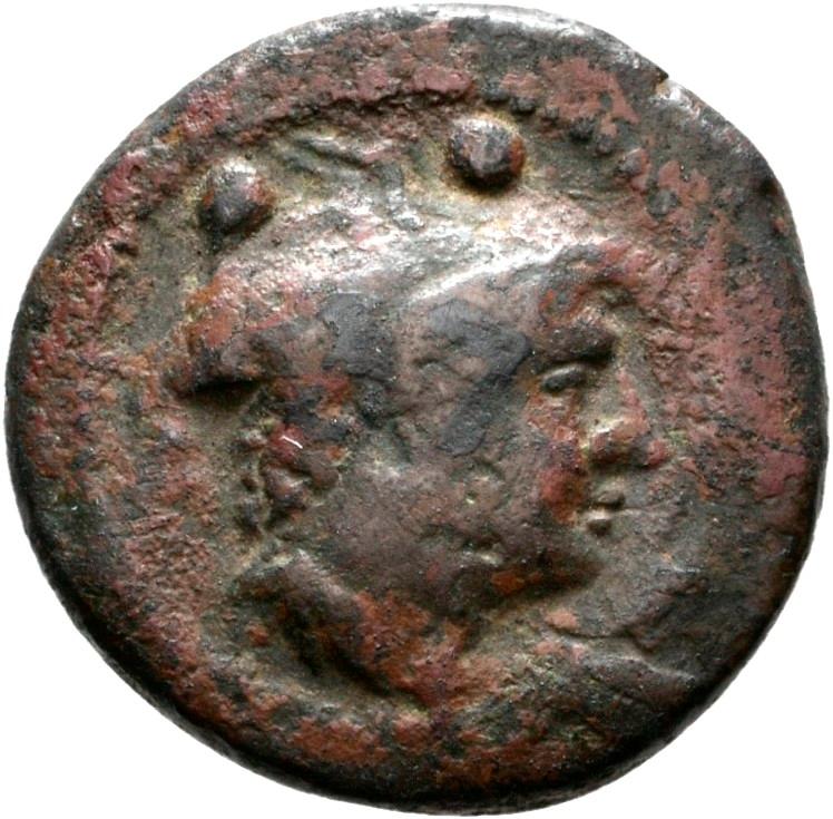 Roman Republic, copper-alloy sextans, collection photograph Rostock-ID319, obverse