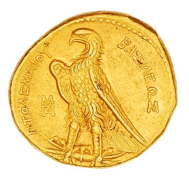 Ptolemy I Soter Gold Pentadrachm, reverse