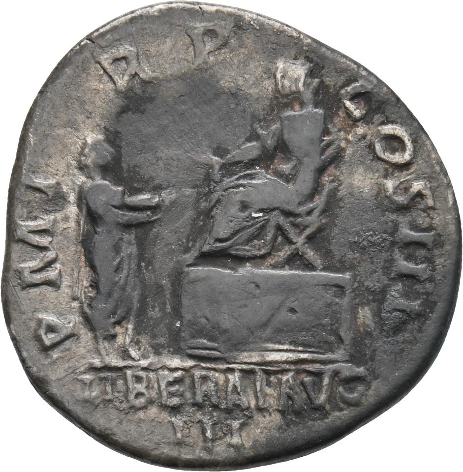 Hadrian, silver denarius, collection photograph Koeln-ID708, reverse