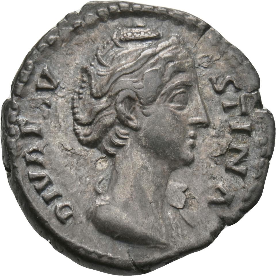 Antoninus Pius, silver denarius, collection photograph Koeln-ID776, obverse