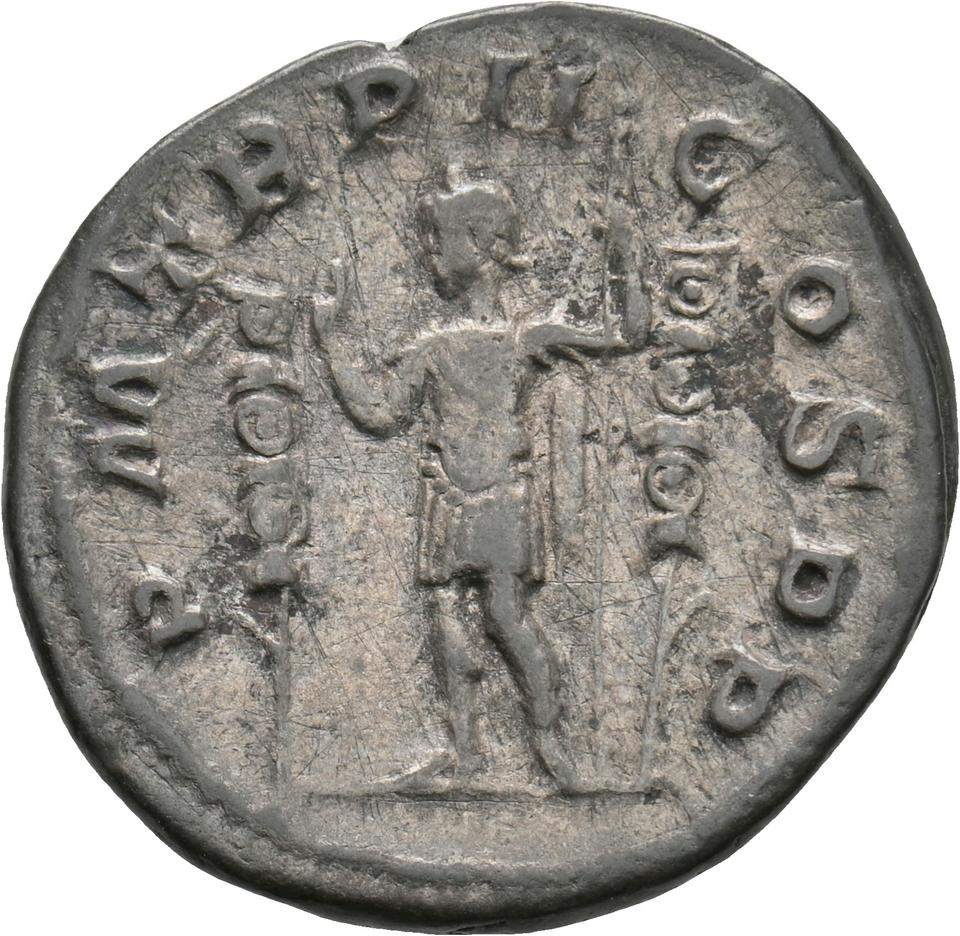 Maximinus Thrax, silver denarius, collection photograph Koeln-ID941, reverse