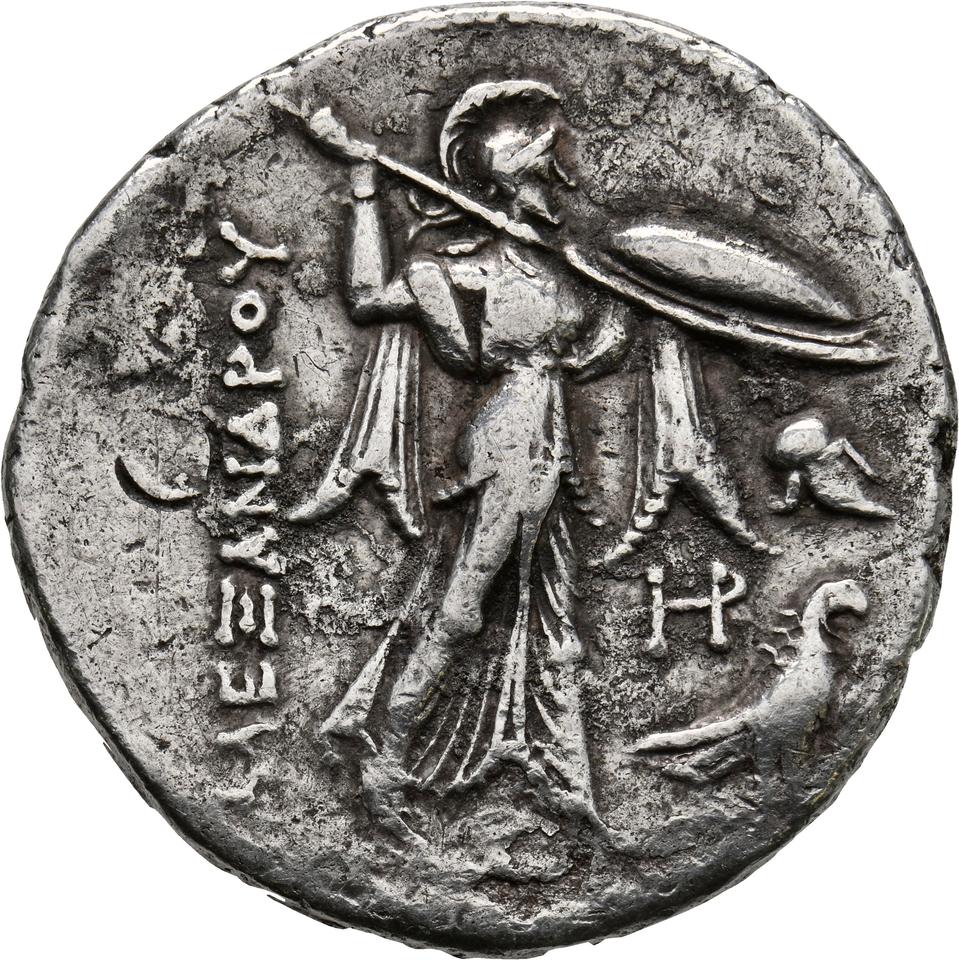 Ptolemy I Soter, silver tetradrachm, collection photograph Koeln-ID386, reverse