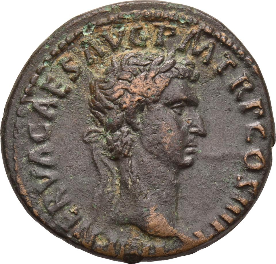 Nerva, copper-alloy as, collection photograph Koeln-ID682, obverse