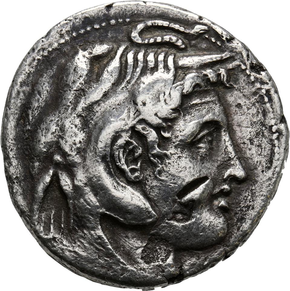 Ptolemy I Soter, silver tetradrachm, collection photograph Koeln-ID386, obverse